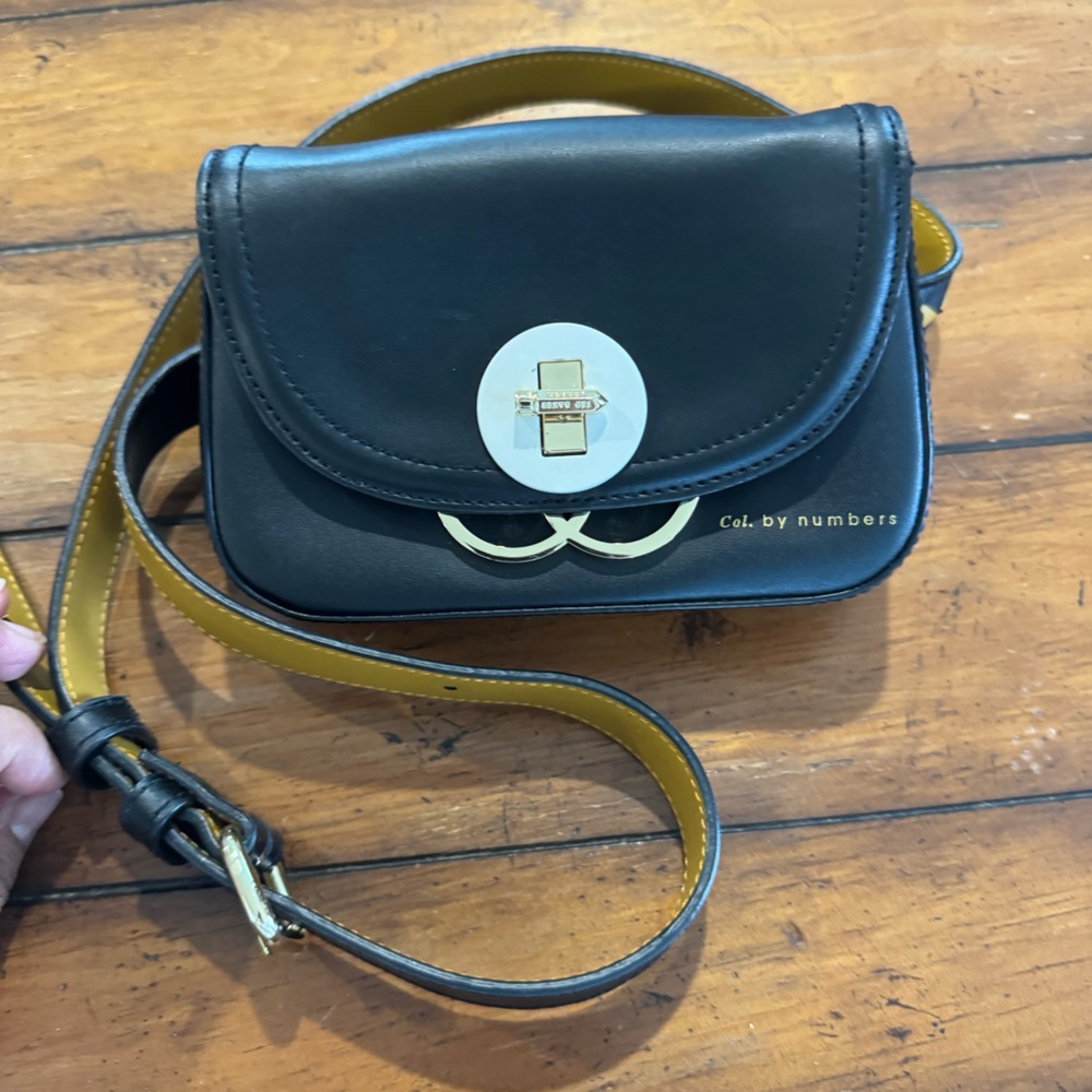 Ted Baker "Color by Numbers" Leather Crossbody/Belt Bag